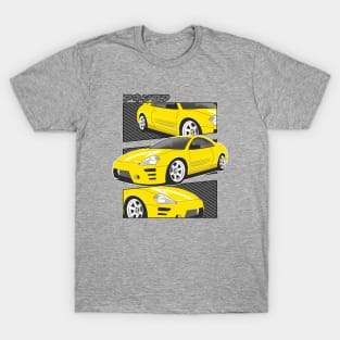 Yellow Mitsubishi Eclipse 3g T-Shirt